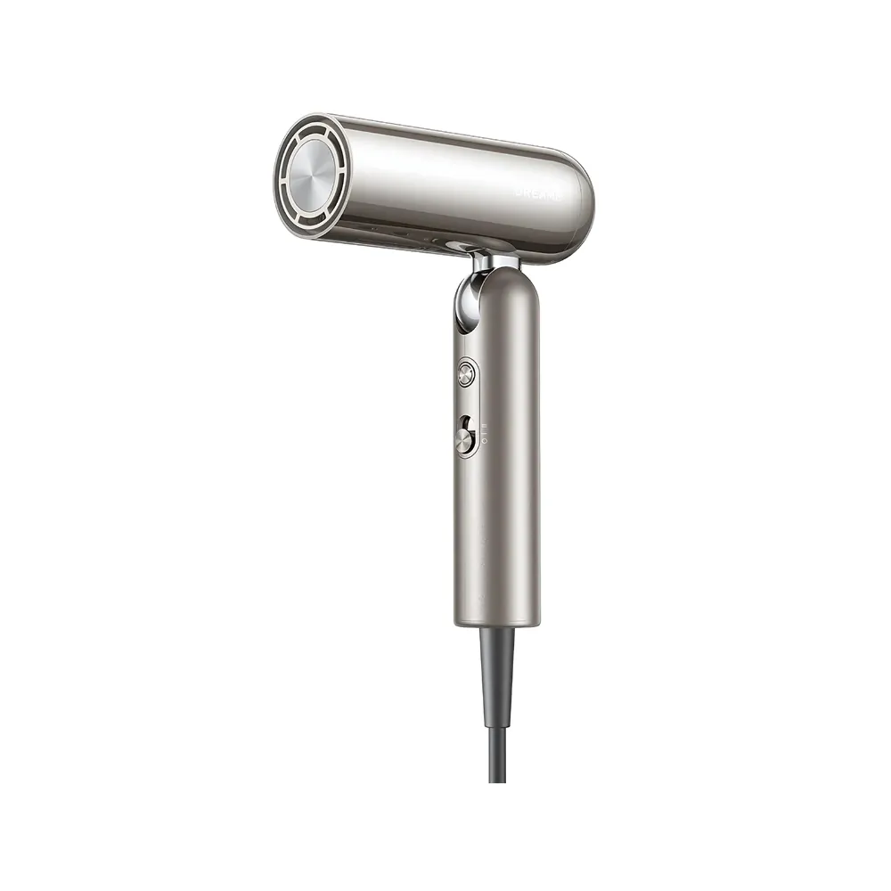 dreame-pocket-hair-dryer-titanium-gold-1 Dreame Pocket Hair Dryer (Hair Dryer) Titanium Gold ไดร์เป่าผมพับได้ มอเตอร์ 110,000 RPM ไอออนลบ 300 ล้าน 70 m/s สีไทเทเนียมโกลด์