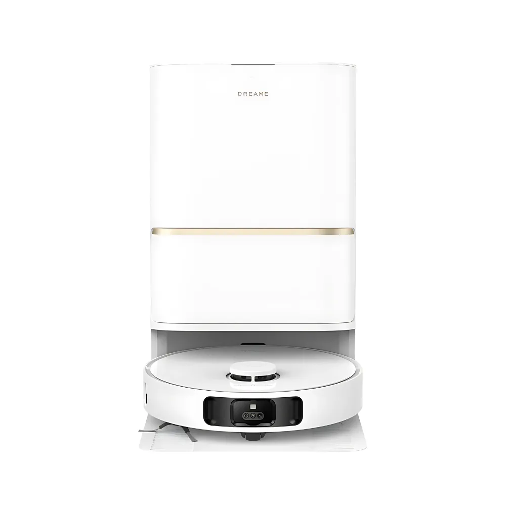 dreamebot-l30s-ultra-1 Dreamebot L30S Ultra หุ่นยนต์ดูดฝุ่นถูพื้นอัจฉริยะ แท่น All-in-One ซักผ้าด้วยน้ำร้อน 65°C 11,000Pa แปรง Tricut สีขาว