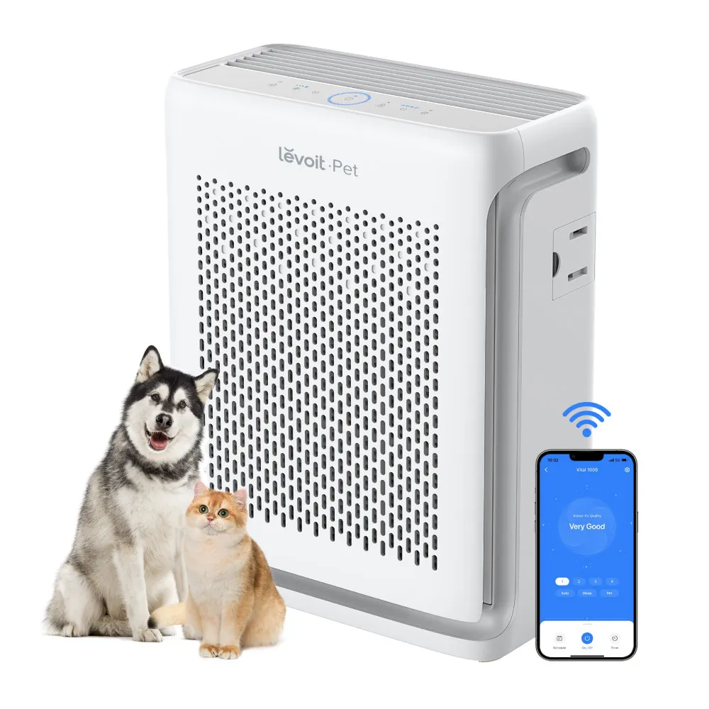 levoit-vital-100s-true-hepa-air-purifier-1 Levoit Vital 100S Smart Air Purifier เครื่องฟอกอากาศสำหรับสัตว์เลี้ยง True HEPA H13 กรองกลิ่นขนสัตว์ ขนาดห้อง 52 ตร.ม.