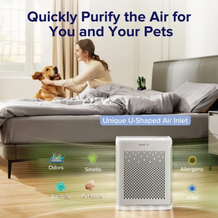 levoit-vital-100s-true-hepa-air-purifier-2 Levoit Vital 100S Smart Air Purifier เครื่องฟอกอากาศสำหรับสัตว์เลี้ยง True HEPA H13 กรองกลิ่นขนสัตว์ ขนาดห้อง 52 ตร.ม.