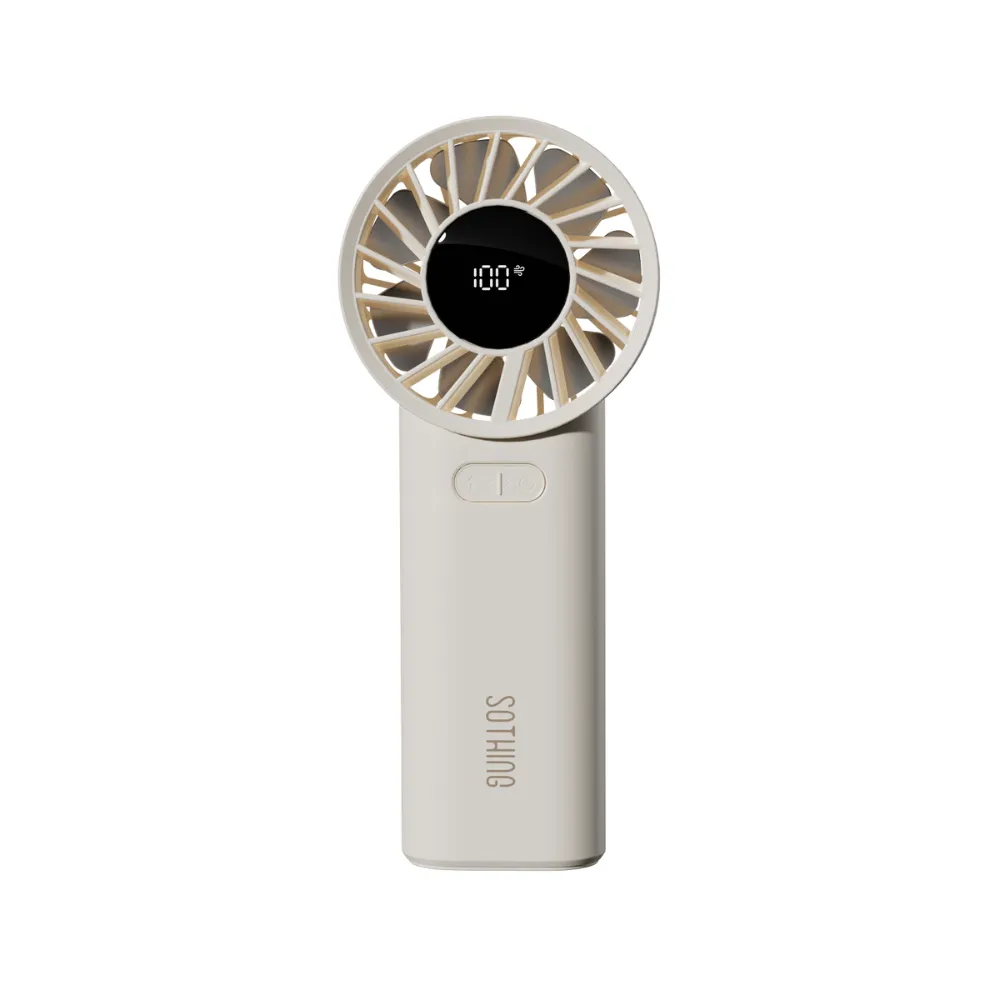 sothing-engine-60-white-1 SOTHING Engine 60 High Speed Handheld Fan พัดลมมือถือแรงสูง ปรับลม 100 ระดับ จอ LED แบต 3600mAh สีขาว