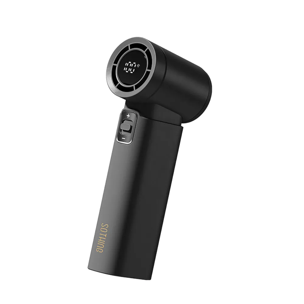 sothing-engine-slim-grey-1 SOTHING Engine Slim High Speed Handheld Fan พัดลมมือถือแรงสูง ปรับ 100 ระดับ ลมแรง 12m/s จอ LED สีดำ