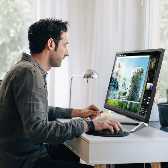 Acer Aspire C24-1300_T001 All-in-One PC 04 Acer Aspire C24-1300/T001 All-in-One PC AMD Athlon Gold 7120U คอมพิวเตอร์ออลอินวัน