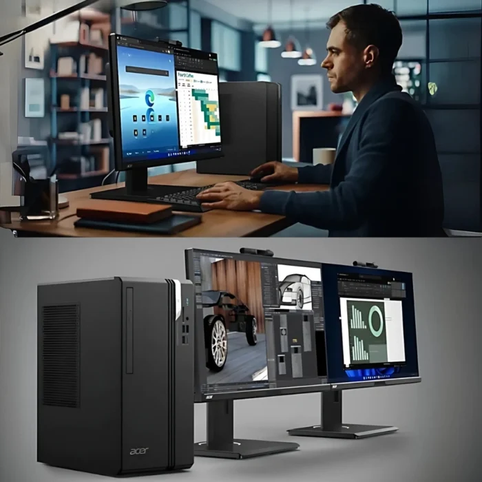 Acer Veriton S VS2710G i3-13100 04 Acer Veriton S VS2710G i3-13100 คอมพิวเตอร์ตั้งโต๊ะ (Esell)