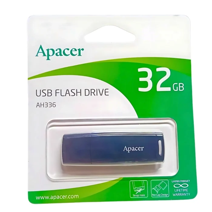Apacer AH336 32GB Black 03 Apacer AH336 32GB Black แฟลชไดรฟ์สีดำ