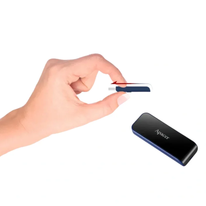 Apacer AH356 32GB Black 03 Apacer AH356 32GB Black แฟลชไดรฟ์สีดำ