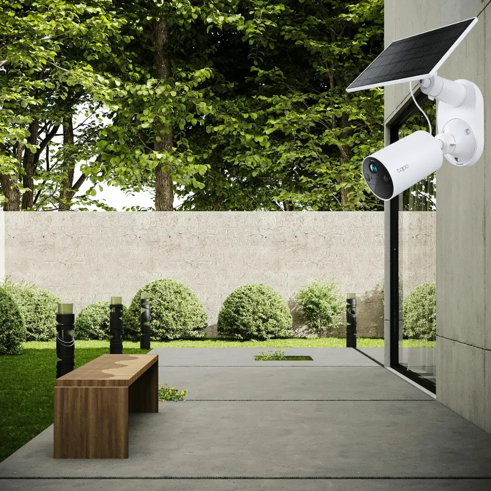 กล้องวงจรปิด IP-link Tapo C425 แบบไร้สาย พร้อมแผงโซลาร์เซลล์สำหรับใช้งานภายนอกอาคาร