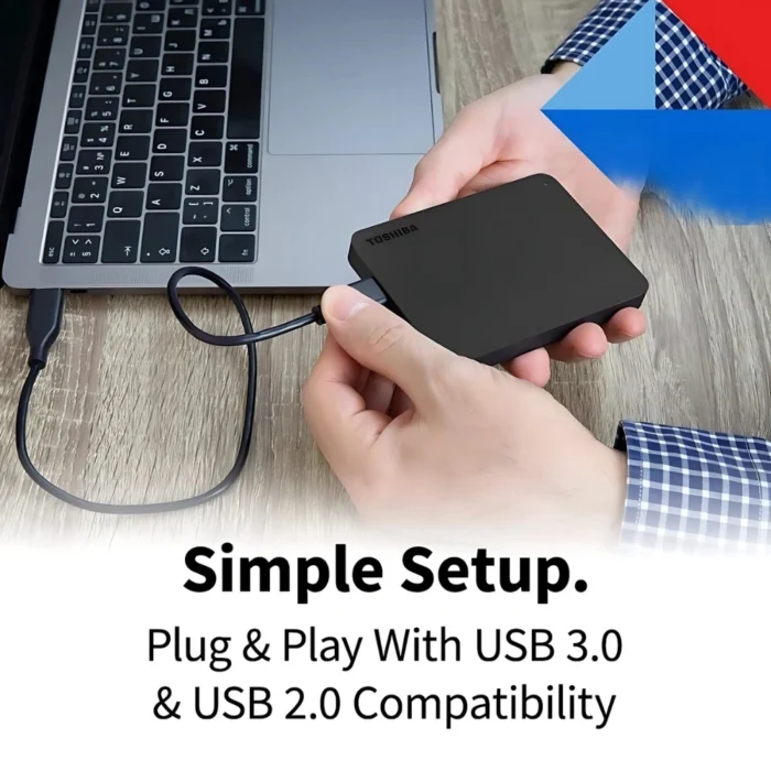 Toshiba Canvio Basics A3 1TB External HDD ฮาร์ดดิสก์ภายนอก