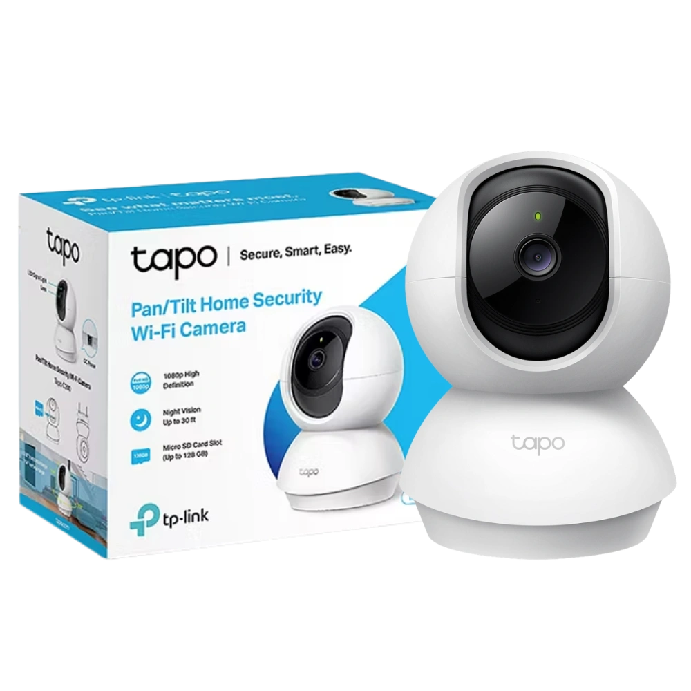 กล้องวงจรปิด Wi-Fi TP-Link Tapo C200 Pan/Tilt Home Security Camera พร้อมกล่องผลิตภัณฑ์ สำหรับดูผู้สูงอายุ สัตว์เลี้ยง หรือรักษาความปลอดภัยในบ้าน สั่งซื้อเลยที่ เควีซี คอมพิวเตอร์