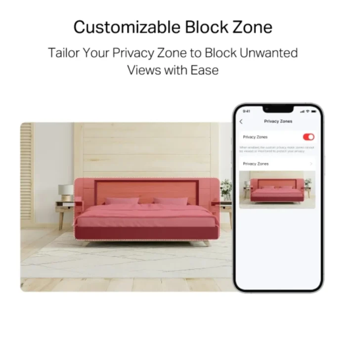 MC210 MERCUSYS 05 กล้องวงจรปิด 2K Mercusys MC210 ฟังก์ชัน Customizable Block Zone