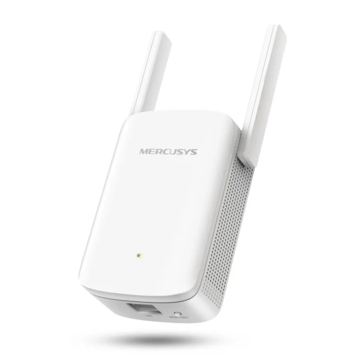 Mercusys ME60X AX1500 Wi-Fi Range Extender 02 ตัวขยายสัญญาณ Wi-Fi Mercusys ME60X แสดงพอร์ต LAN และปุ่ม WPS