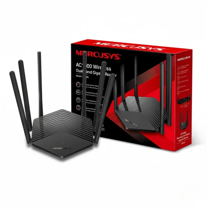 Mercusys MR50G เราเตอร์ Wi-Fi AC1900 พร้อม 6 เสาสัญญาณกำลังสูง
