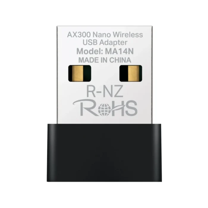 Mercusys USB AX300 Nano Adapter 01 Mercusys MA14N USB Wi-Fi 6 AX300 Nano Adapter