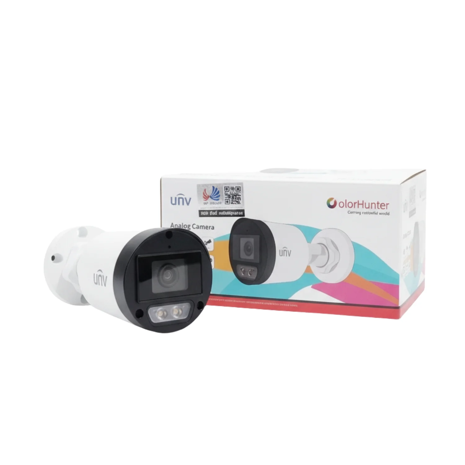 UAC-B125-AF28M-W-5MP 01 กล้องวงจรปิด Uniview UAC-B125-AF28M-W Color Hunter 5MP ภาพสี 24 ชม.