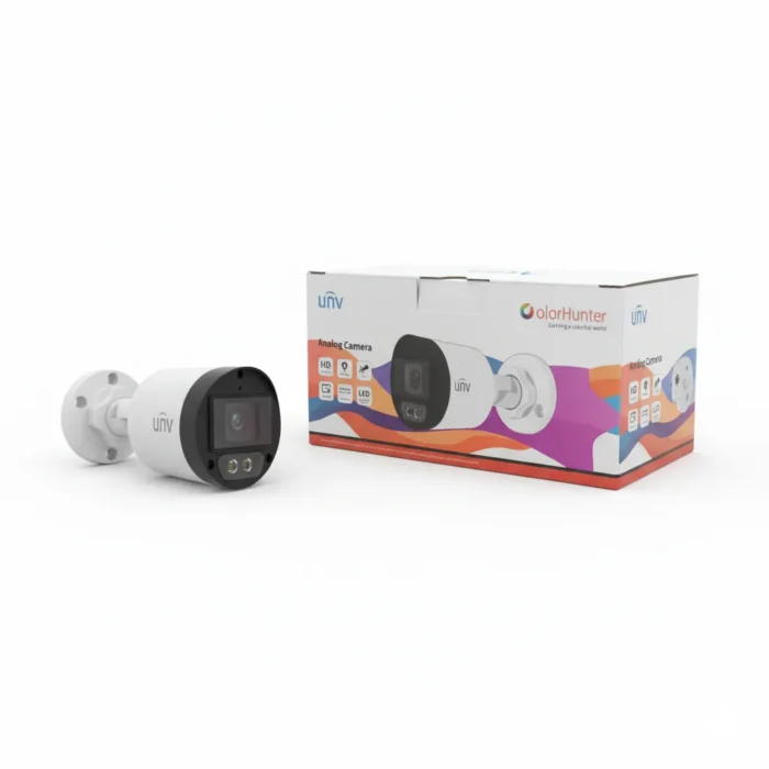 UNIVIEW 2MP Analog Camera 01 กล้อง Uniview UAC-B122-AF28M-W 2MP ColorHunter พร้อมกล่องสินค้า