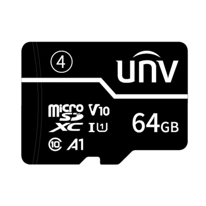 UNV 64GB TF-64G-T-C 02 Micro SD Card 64GB UNV XC I U1 V10 A1