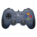 Logitech Gamepad F310 จอยเกมมิ่งแบบมีสาย PC เค้าโครงคอนโซล D-Pad 4 สวิตช์ สีน้ำเงิน/ดำ