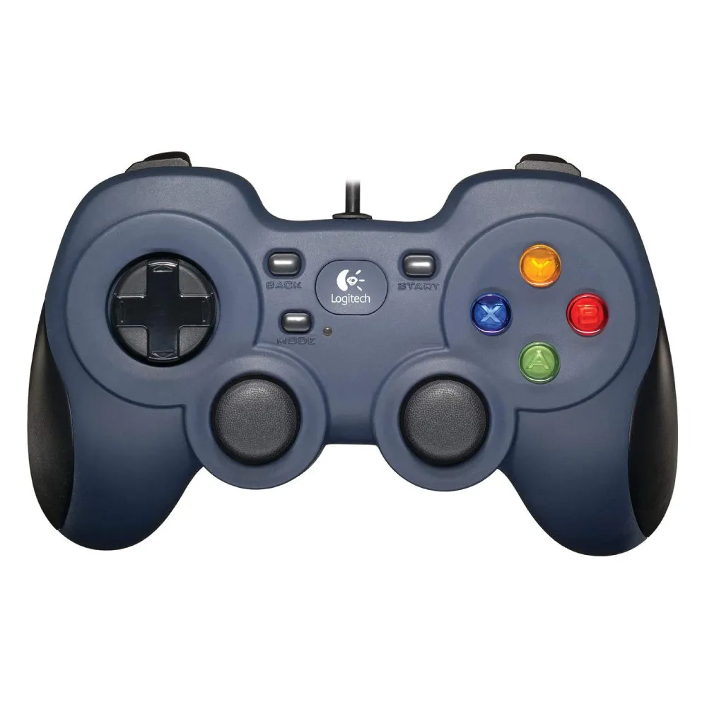 f310-gamepad-ap-1 Logitech Gamepad F310 จอยเกมมิ่งแบบมีสาย PC เค้าโครงคอนโซล D-Pad 4 สวิตช์ สีน้ำเงิน/ดำ