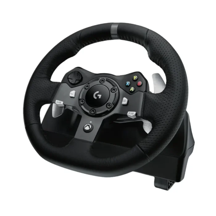 g29-driving-force-ps4-1 Logitech G29 Driving Force Racing Wheel พวงมาลัยเกมมิ่ง พร้อมแป้นเหยียบสำหรับ PS5, PS4 และ PC