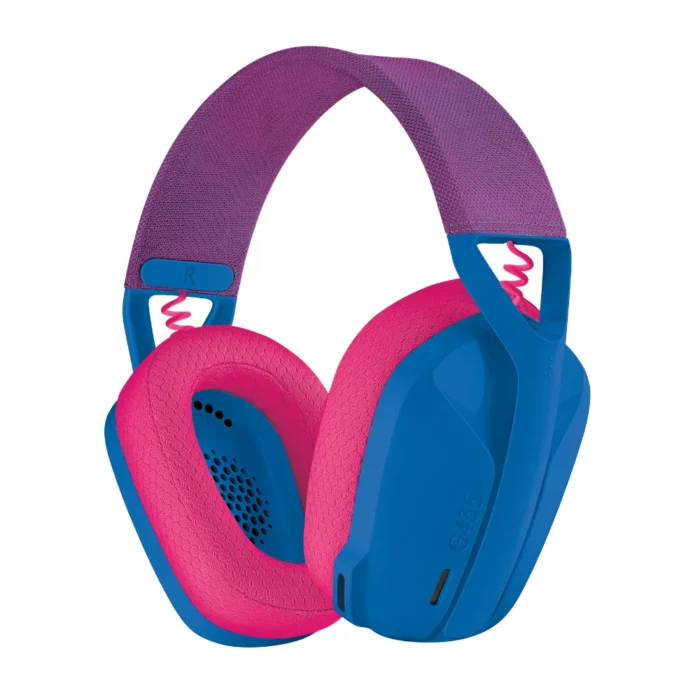 g435-lightspeed-blue-3 Logitech G435 LIGHTSPEED Wireless Gaming Headset หูฟังเกมมิ่งไร้สาย 40 มม. สีน้ำเงิน
