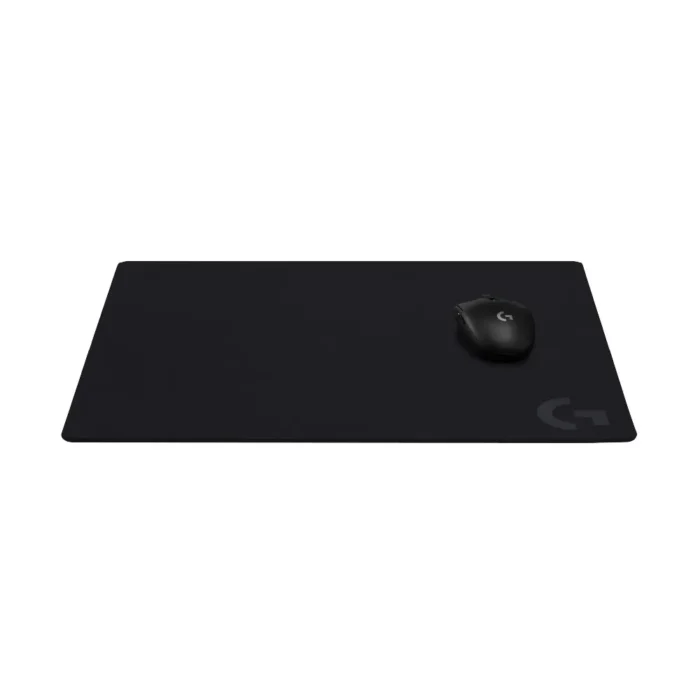 Logitech G640 Large Cloth Gaming Mouse Pad แผ่นรองเมาส์เกมมิ่ง ขนาดใหญ่ 460x400 มม. พื้นผิวผ้าสีดำ