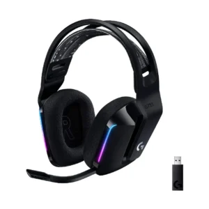 g733-lightspeed-black-1 Logitech G733 LIGHTSPEED Wireless Gaming Headset หูฟังเกมมิ่งไร้สาย 40 มม. ไมค์ BLUE VO!CE RGB สีดำ